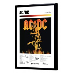 AC/DC "Bonfire" album print