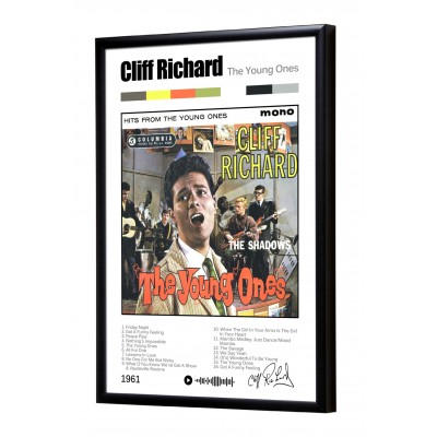 Cliff Richard "The young ones" album print