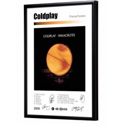 Coldplay "Parachutes" album print