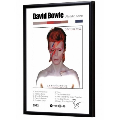 David Bowie "Aladdin Sane" album print