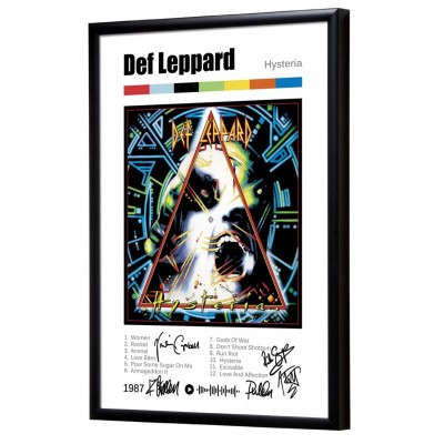 Def Leppard "Hysteria" album print