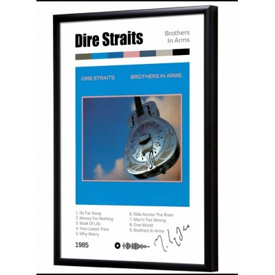 Dire Straits "Brothers in Arms" album print