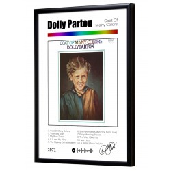 Dolly Parton "coat of many colors" album print