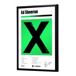 Ed Sheeran "x" album print