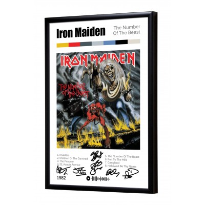 Iron Maiden "Number of the beast" album print