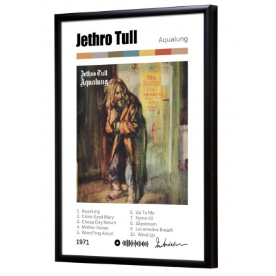 Jethro Tull "aqualung" album print