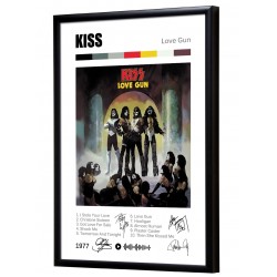 Kiss "Love Gun" album print