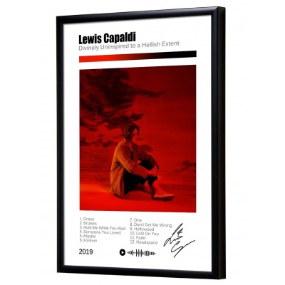 Lewis Capaldi "Divinely Uninspired" album print