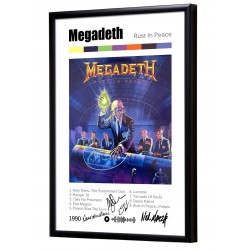 Megadeath "Rust in Peace" album print