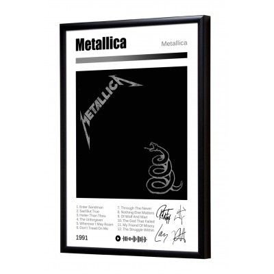 Metallica "Metallica" album print