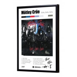 Motley Crue "girls girls girls" album print