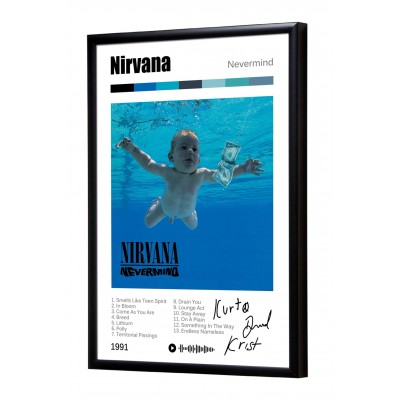 Nirvana "nevermind" album print