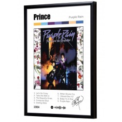 Prince "Purple Rain" album print