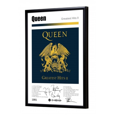 Queen "Greatest Hits II" album print