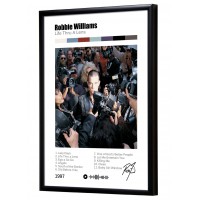 Robbie Williams "Life thru a lens" album print