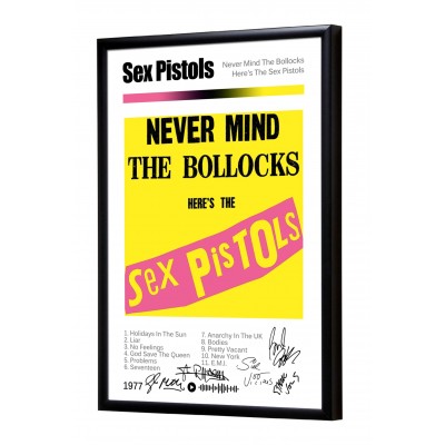 Sex Pistols "Never mind the Bollocks" album print