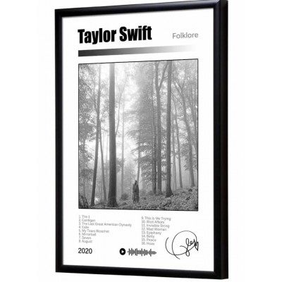 Taylor Swift "Folklore" album print