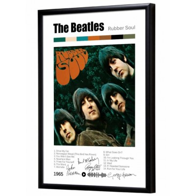 The Beatles "Rubber Soul" album print