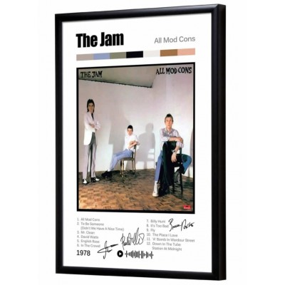 The Jam "All mod cons" album print