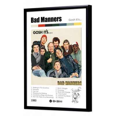 Bad Manners "Gosh its" album print