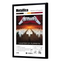Metallica "Master of Puppets" album print