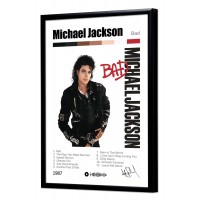 Michael Jackson "Bad" album print