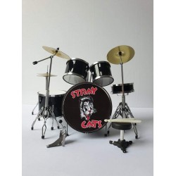 Stray Cats Miniature Drum kit