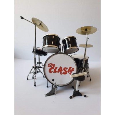 The Clash Miniature Drum kit logo