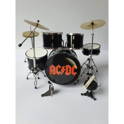 AC/DC Miniature Drum kit logo