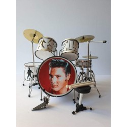 Elvis Presley Miniature Drum kit