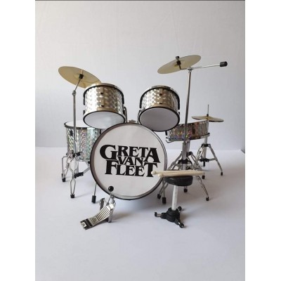Greta Van Fleet Miniature Drum kit