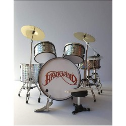 Hawkwind Miniature Drum kit
