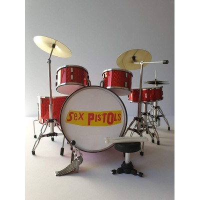 Sex Pistols Miniature Drum kit