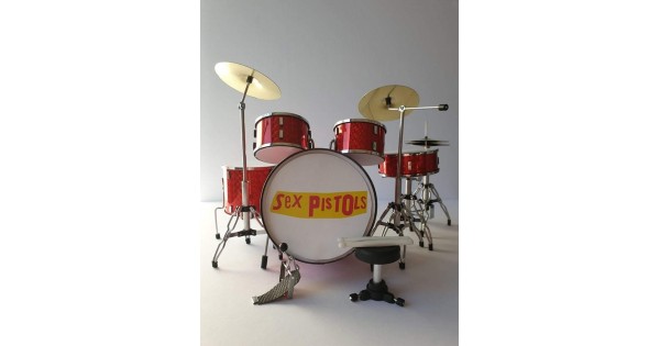 Sex Pistols Miniature Drum Kit 7726