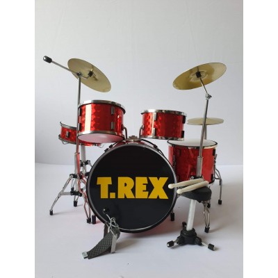 T Rex Miniature Drum kit logo
