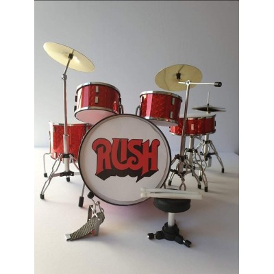 Rush Miniature Drum kit logo