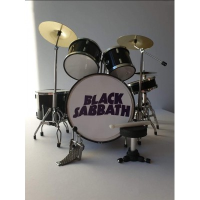 Black Sabbath Miniature Drum kit