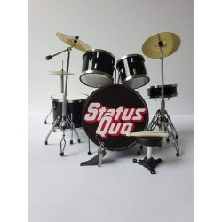 Status Quo Miniature Drum kit