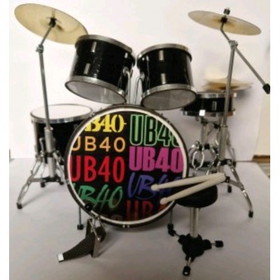 UB40 Miniature Drum kit