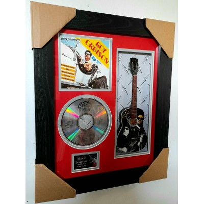 Roy Orbison Miniature 10" Guitar & CD/Sleeve Framed Presentation