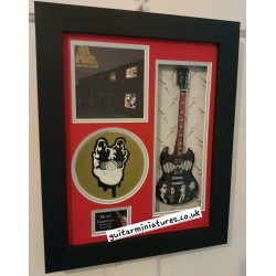 Arctic Monkeys Miniature 10" Guitar & CD/Sleeve Framed Presentation