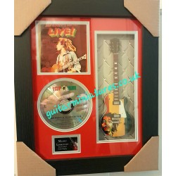 Bob Marley Live Miniature 10" Guitar & CD/Sleeve Framed Presentation