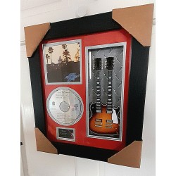 The Eagles Miniature 10" Guitar & CD/Sleeve Framed Presentation