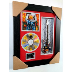 Red Hot Chilli Peppers Miniature 10" Guitar & CD/Sleeve Framed Presentation