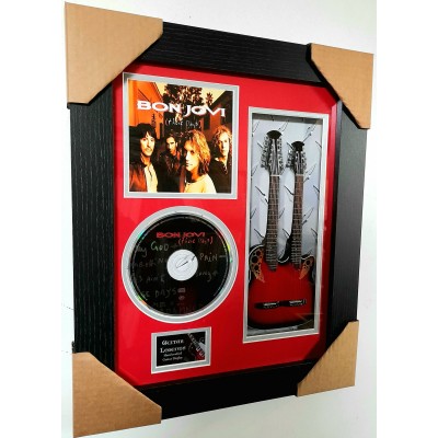 Bon Jovi These Days Miniature 10" Guitar & CD/Sleeve Framed Presentation