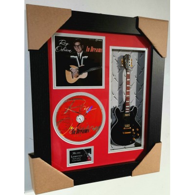Roy Orbison In Dreams Miniature 10" Guitar & CD/Sleeve Framed Presentation