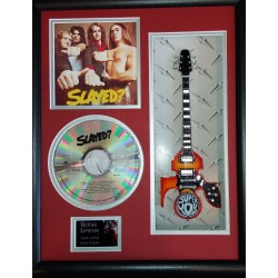 Slade Slayed Miniature 10" Guitar & CD/Sleeve Framed Presentation