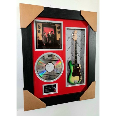 Stranglers (The) Miniature 10" Guitar & CD/Sleeve Framed Presentation