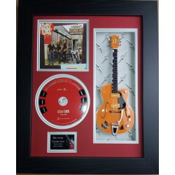 Stray Cats Miniature 10" Guitar & CD/Sleeve Framed Presentation