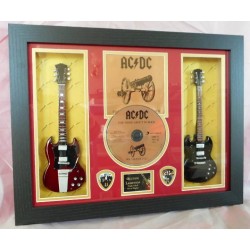 AC/DC For Those About To Rock...Double Mini Guitar, CD & Plectrum Presentation 